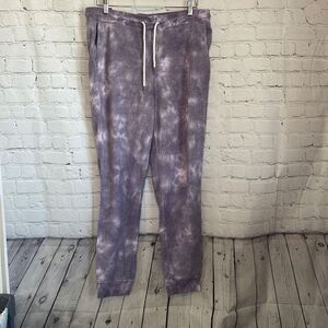 Member’s Mark Purple Tie Dye Reverse Fleece Jogger size‎ xl NEW